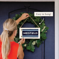 *Medfield Flag Twine Sign