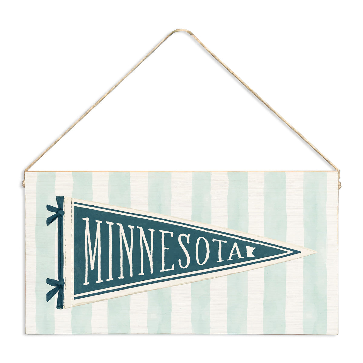 Minnesota Pennant Flag Twine Sign