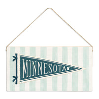 Minnesota Pennant Flag Twine Sign