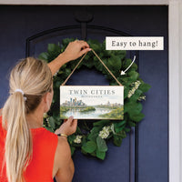Minnesota Twin Cities Twine Sign