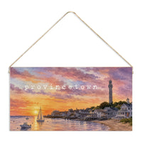 Provincetown Seascape Twine Sign