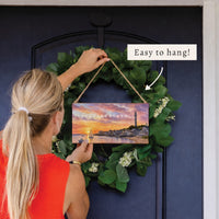 Provincetown Seascape Twine Sign