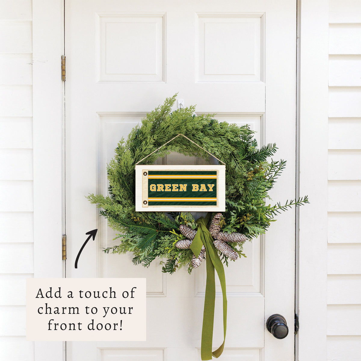 Green Bay Flag Twine Sign