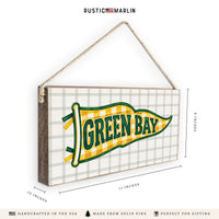 Green Bay Banner Twine Sign