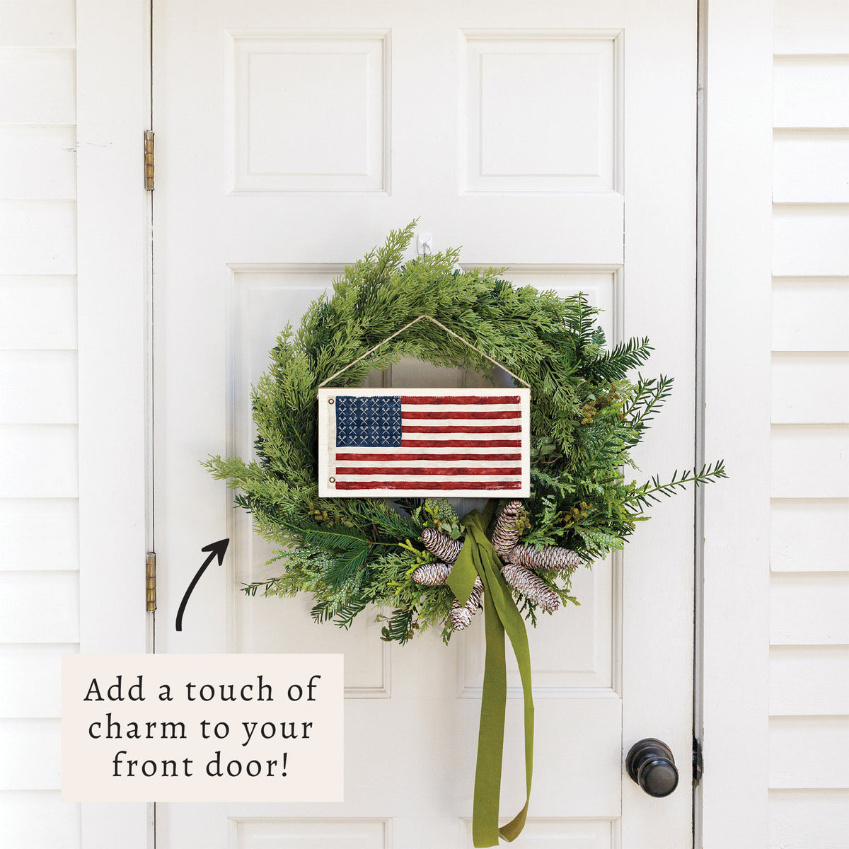 Lacrosse Flag Twine Sign