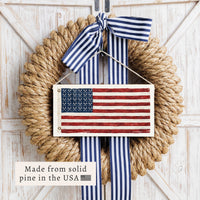 Lacrosse Flag Twine Sign