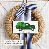 Shamrock Truck Twine Sign