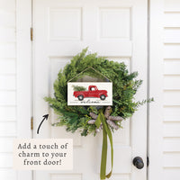 Christmas Tree Truck Twine Sign