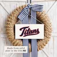 Titans Script Twine Sign