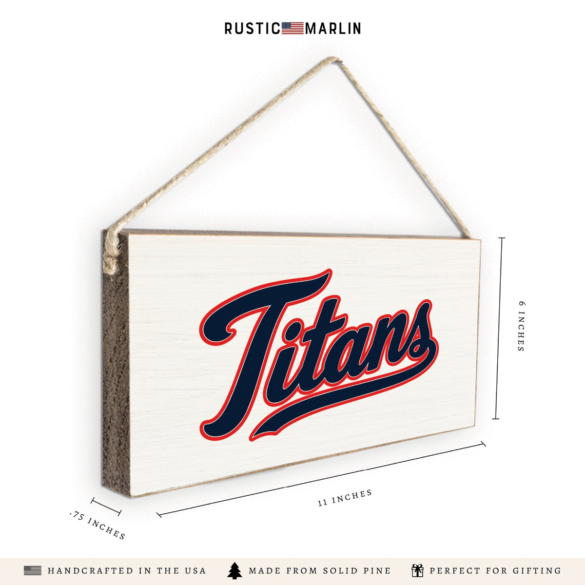 Titans Script Twine Sign