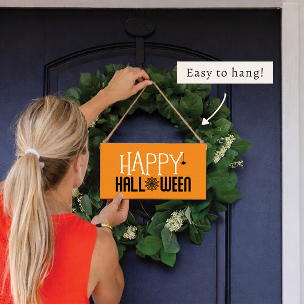 Happy Halloween Twine Sign