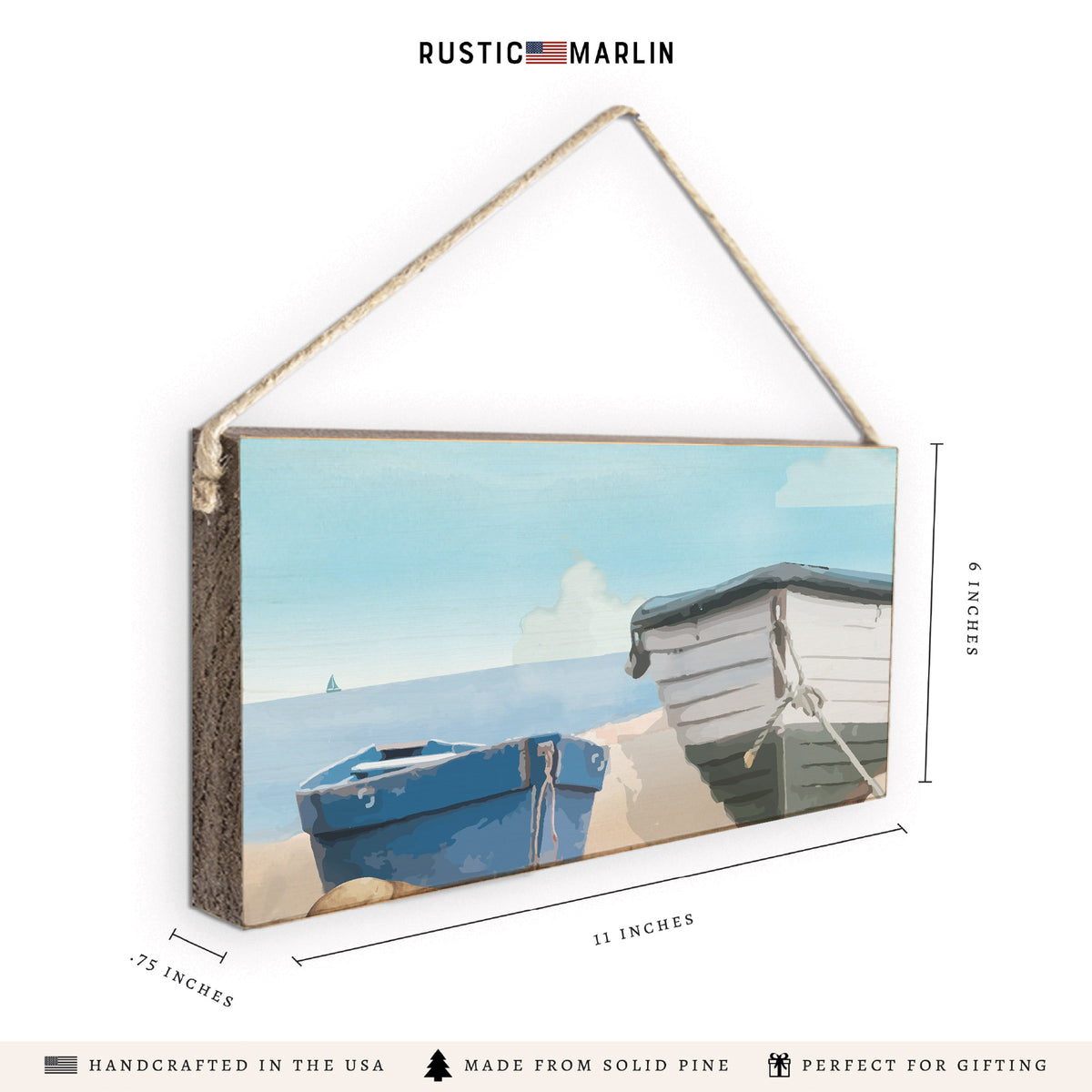 Boats Twine Sign