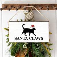 Santa Claws Twine Sign