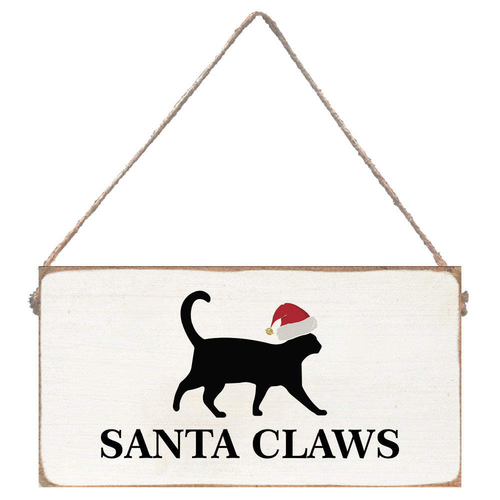 Santa Claws Twine Sign