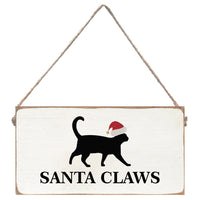 Santa Claws Twine Sign