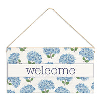 Blooming Hydrangea Twine Sign
