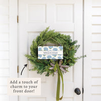 Blooming Hydrangea Twine Sign