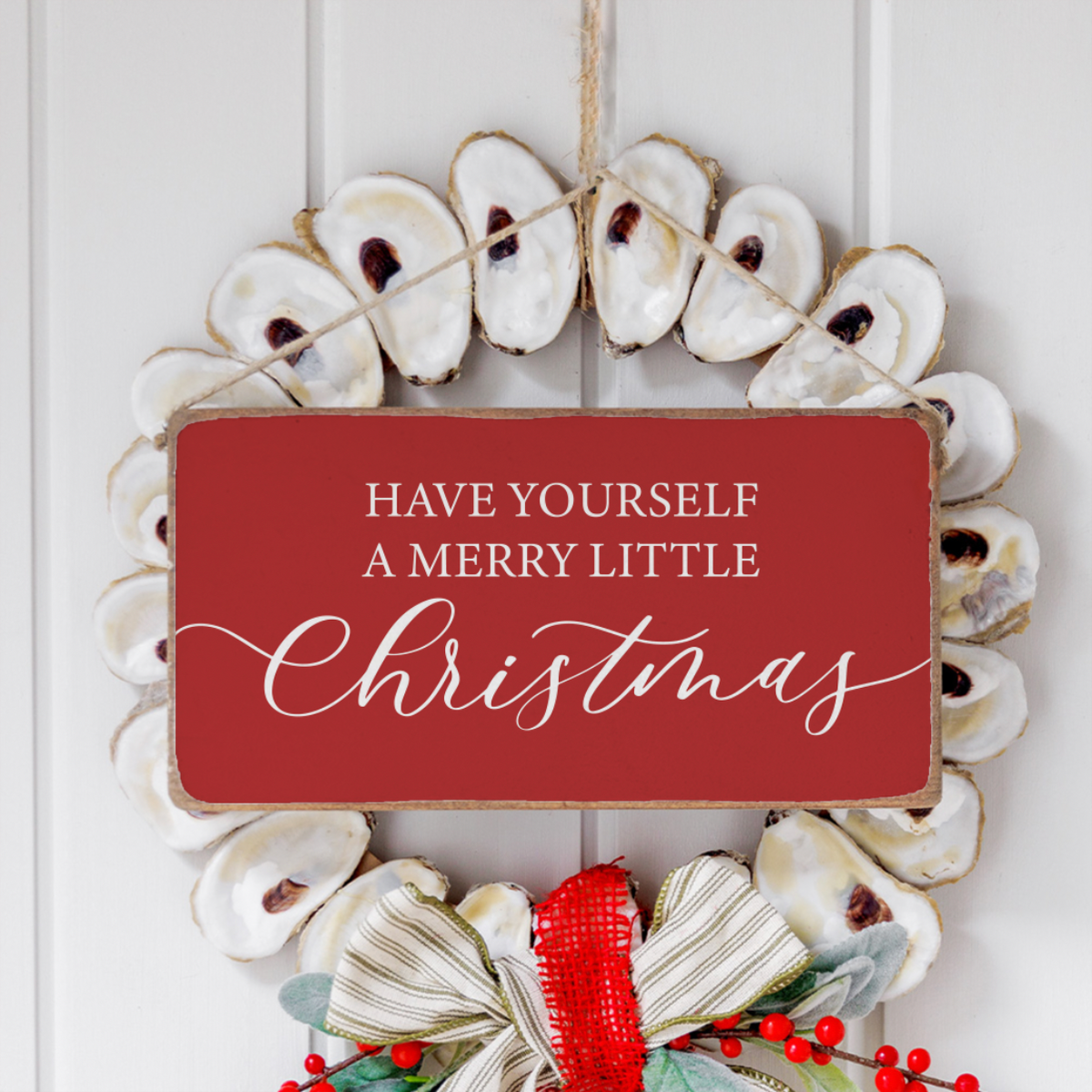 Have Yourself A Merry Little Christmas Twine Hanging Sign