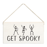 Get Spooky Skeleton Twine Sign