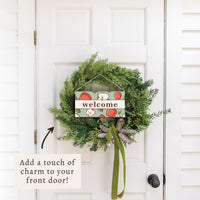 Apples Welcome Twine Sign