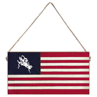 Lake Winnipesaukee Flag Twine Sign