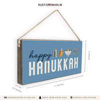 Happy Hanukkah Twine Sign