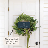 Skis Welcome Twine Sign
