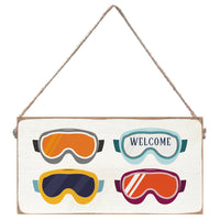 Ski Goggle Vibes Twine Sign