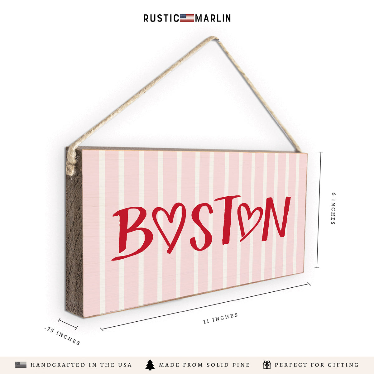 Boston Love Twine Sign