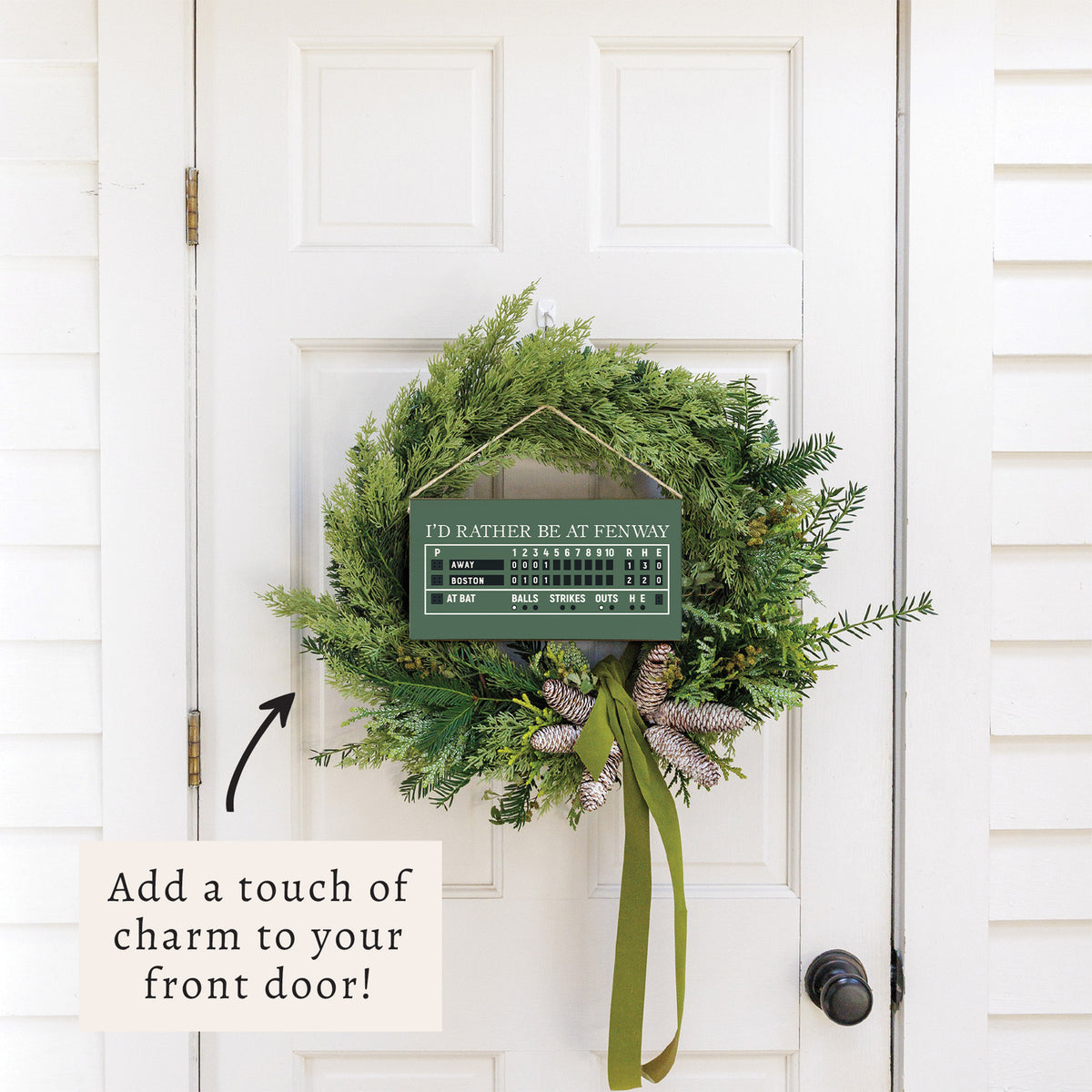 Fenway Scoreboard Twine Sign