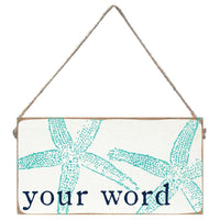 Starfish Personalized Twine Sign