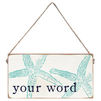 Starfish Personalized Twine Sign