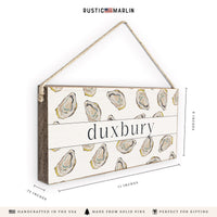 Half Shell Oyster Personalized Twine Sign