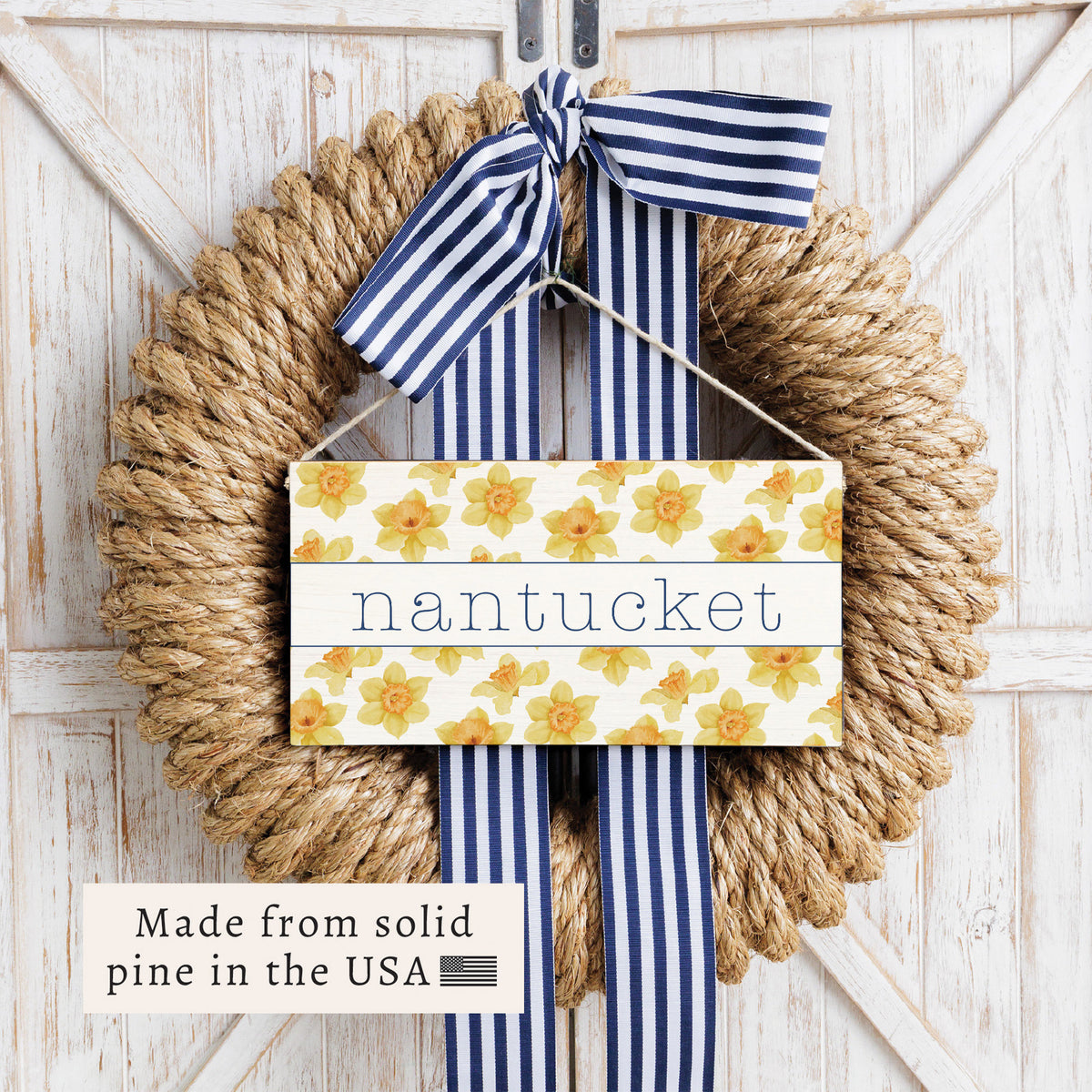 Daffodil Personalized Twine Sign