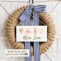 Ballet Icons Personalized Twine Sign