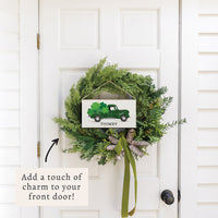 Shamrock Truck Personalized Twine Sign
