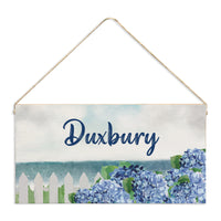 Hydrangea Dreams Personalized Twine Sign