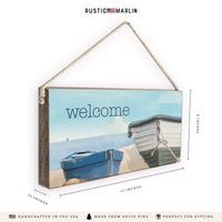 Boats Personalized Twine Sign