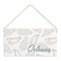 Oysters Personalized Twine Sign