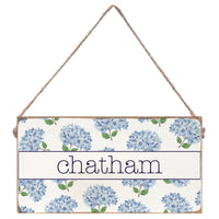 Endless Summer Hydrangea Personalized Twine Sign