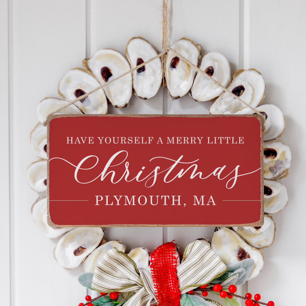 Personalized Have Yourself A Merry Little Christmas Twine Hanging Sign