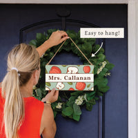 Apples Personalized Twine Sign
