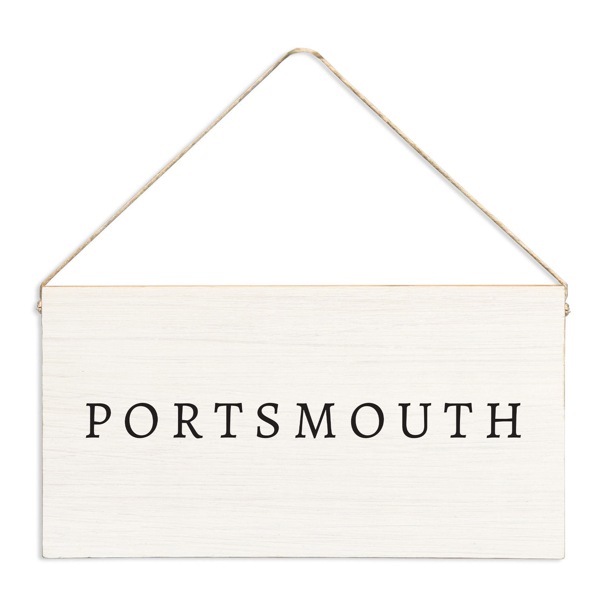 Classic Personalized Twine Sign