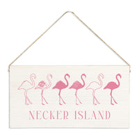 Flamingo Personalized Twine Sign