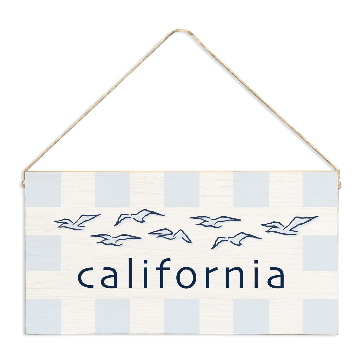 Seagulls Personalized Twine Sign