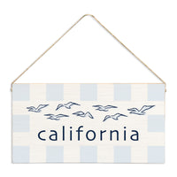 Seagulls Personalized Twine Sign