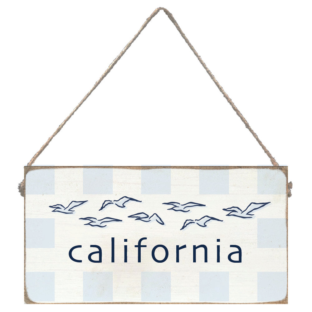 Seagulls Personalized Twine Sign