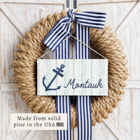 Anchor Personalized Twine Sign