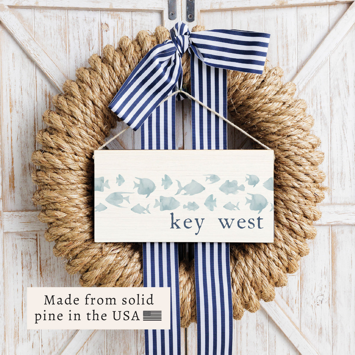 Fish Personalized Twine Sign