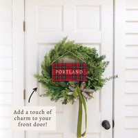 Classic Tartan Personalized Twine Sign